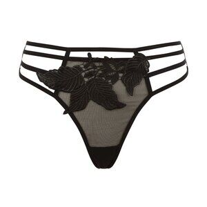 New! Bluebella Black Nikita Strappy Lace Thong Size XS 2084
